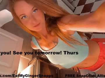 Cam for eatmygingersnapps